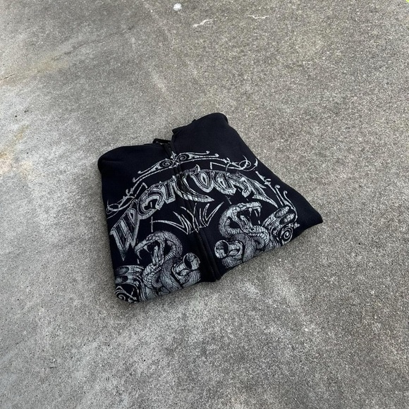 Vintage West Coast Choppers Zip Up Hoodie